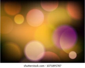 Abstract colorfull blurred circles