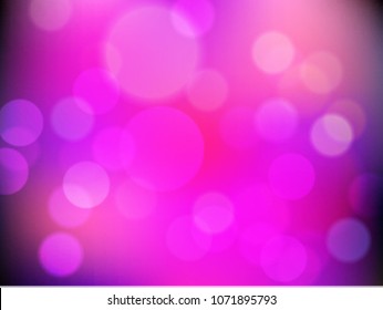 Abstract colorfull blurred circles