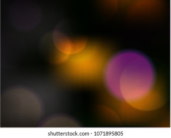 Abstract colorfull blurred circles