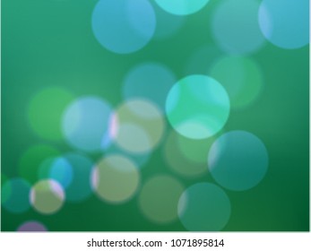Abstract colorfull blurred circles