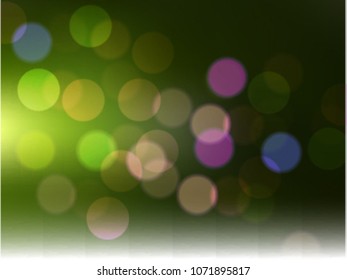 Abstract colorfull blurred circles