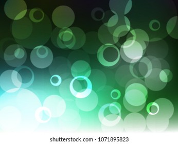 Abstract colorfull blurred circles