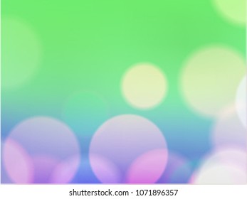 Abstract colorfull blurred circles