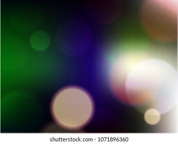 Abstract colorfull blurred circles