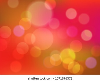 Abstract colorfull blurred circles
