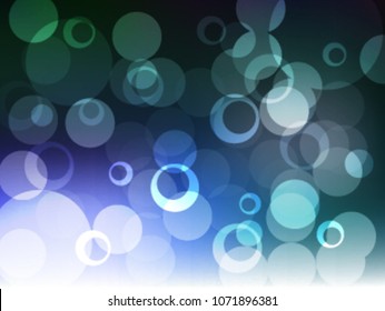 Abstract colorfull blurred circles