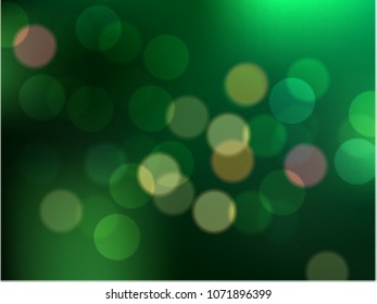 Abstract colorfull blurred circles