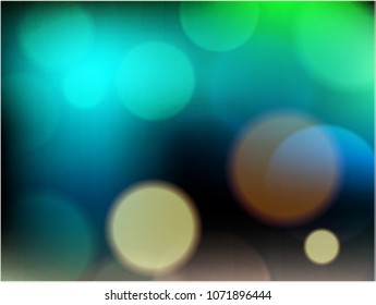 Abstract colorfull blurred circles