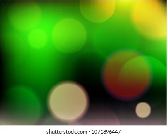 Abstract colorfull blurred circles