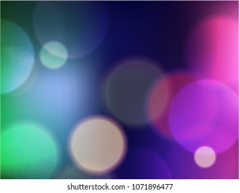 Abstract colorfull blurred circles