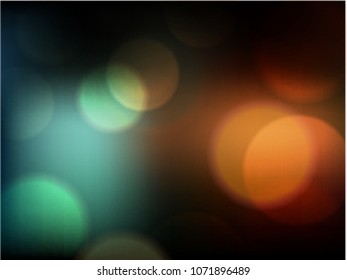 Abstract colorfull blurred circles