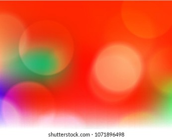 Abstract colorfull blurred circles