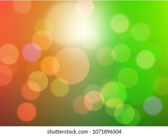 Abstract colorfull blurred circles