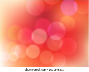 Abstract colorfull blurred circles