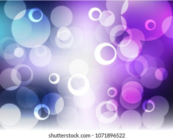 Abstract colorfull blurred circles