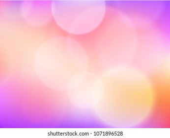 Abstract colorfull blurred circles