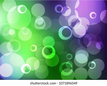 Abstract colorfull blurred circles