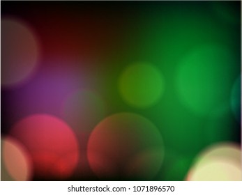 Abstract colorfull blurred circles
