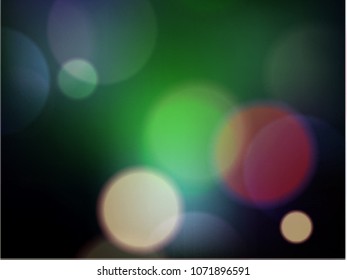 Abstract colorfull blurred circles