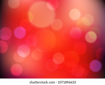 Abstract colorfull blurred circles