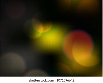 Abstract colorfull blurred circles