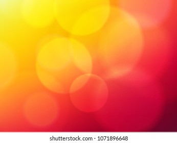 Abstract colorfull blurred circles