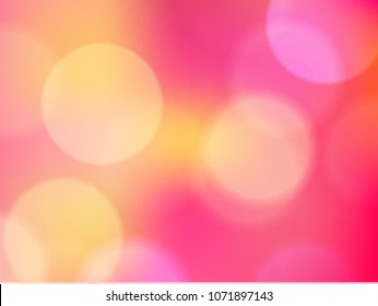 Abstract colorfull blurred circles