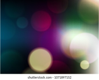 Abstract colorfull blurred circles