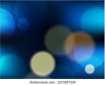 Abstract colorfull blurred circles