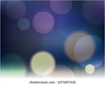 Abstract colorfull blurred circles