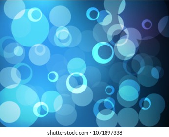 Abstract colorfull blurred circles