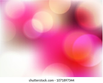 Abstract colorfull blurred circles