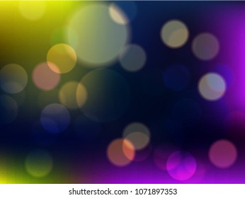 Abstract colorfull blurred circles