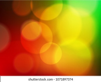Abstract colorfull blurred circles