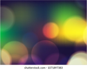Abstract colorfull blurred circles