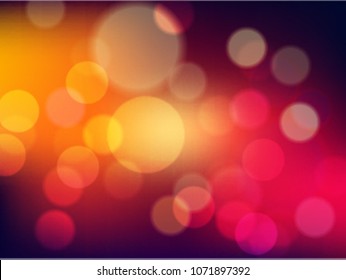 Abstract colorfull blurred circles