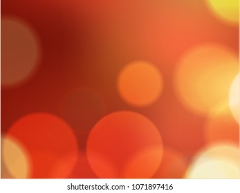 Abstract colorfull blurred circles