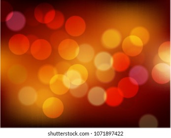 Abstract colorfull blurred circles