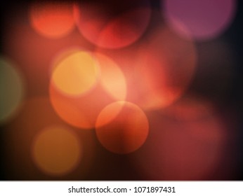 Abstract colorfull blurred circles