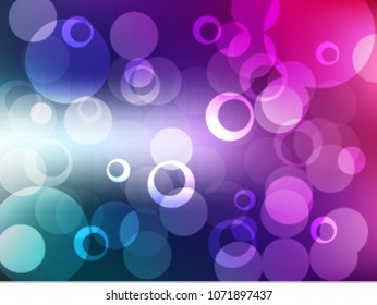 Abstract colorfull blurred circles