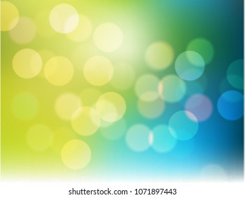 Abstract colorfull blurred circles