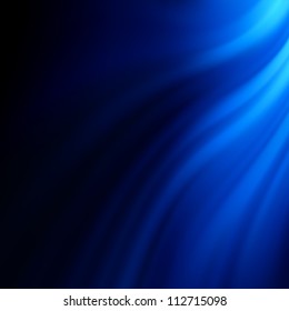 Abstract colorfull bright blue wave. EPS 8 vector file included