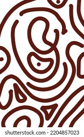 Abstract Colorfull Dark Tone Pattern