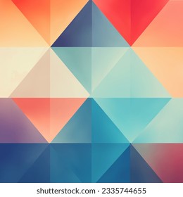 Abstract colorfull geometric triangle 3D background. Vector Illustration.
