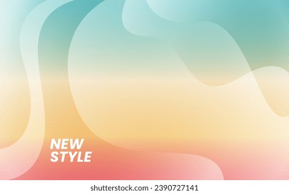 abstract colorfull gradient liquid background design
