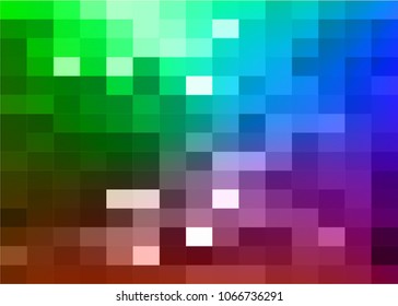 Abstract colorfull square background