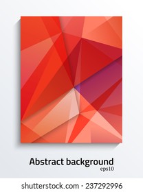 Abstract colorfull triangular vector design  for brochures, web sites, and backgrounds
