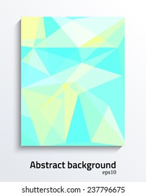 Abstract colorfull triangular vector design  for brochures, web sites, and backgrounds