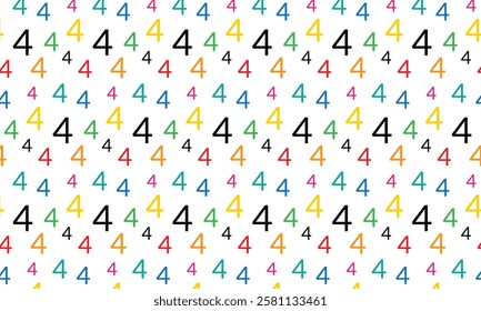 abstract coloring number 4 pattern suitable for background.