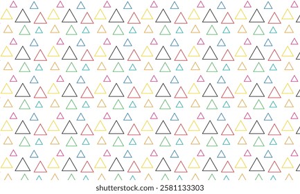 abstract coloring outline triangle pattern suitable for background.